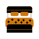 Comfortable beds 1- Hotel Arya Varanasi