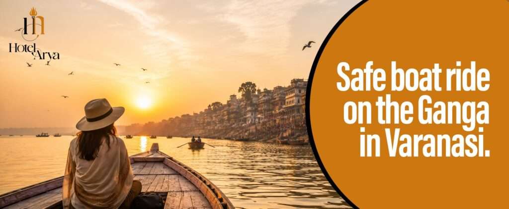 Safe-boat-ride-on-the-Ganga-in-Varanasi 1